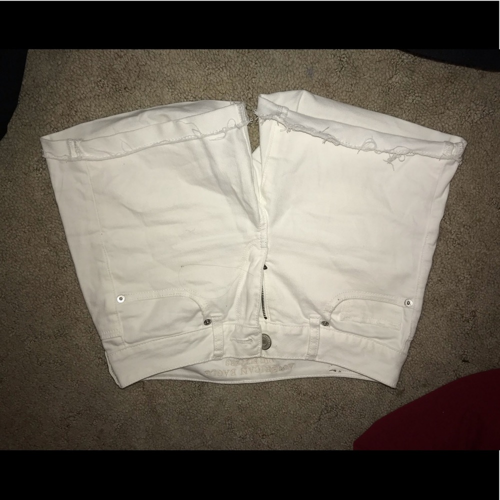 American Eagle White Shorts